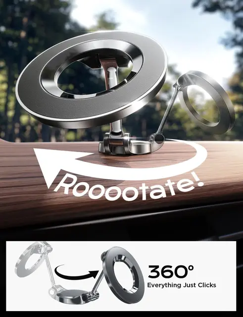 Lisen magnetisk mobilhållare, för bilen