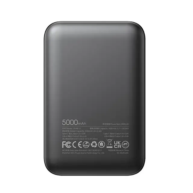 Joyroom bärbar 5000mah Pd12w snabbladdning Powerbank