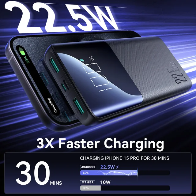 Joyroom Pd 22.5w 10000mah Powerbank snabbladdning