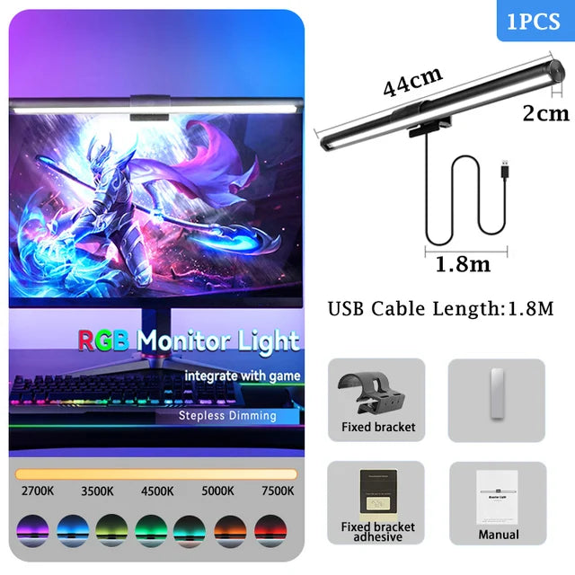 RGB Led Monitor Light Bar for Computer Gaming Lights Bar