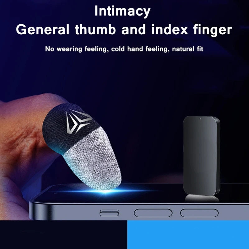 Mobile Game Fingertip Gloves Sweatproof Anti-slip Touch Screen