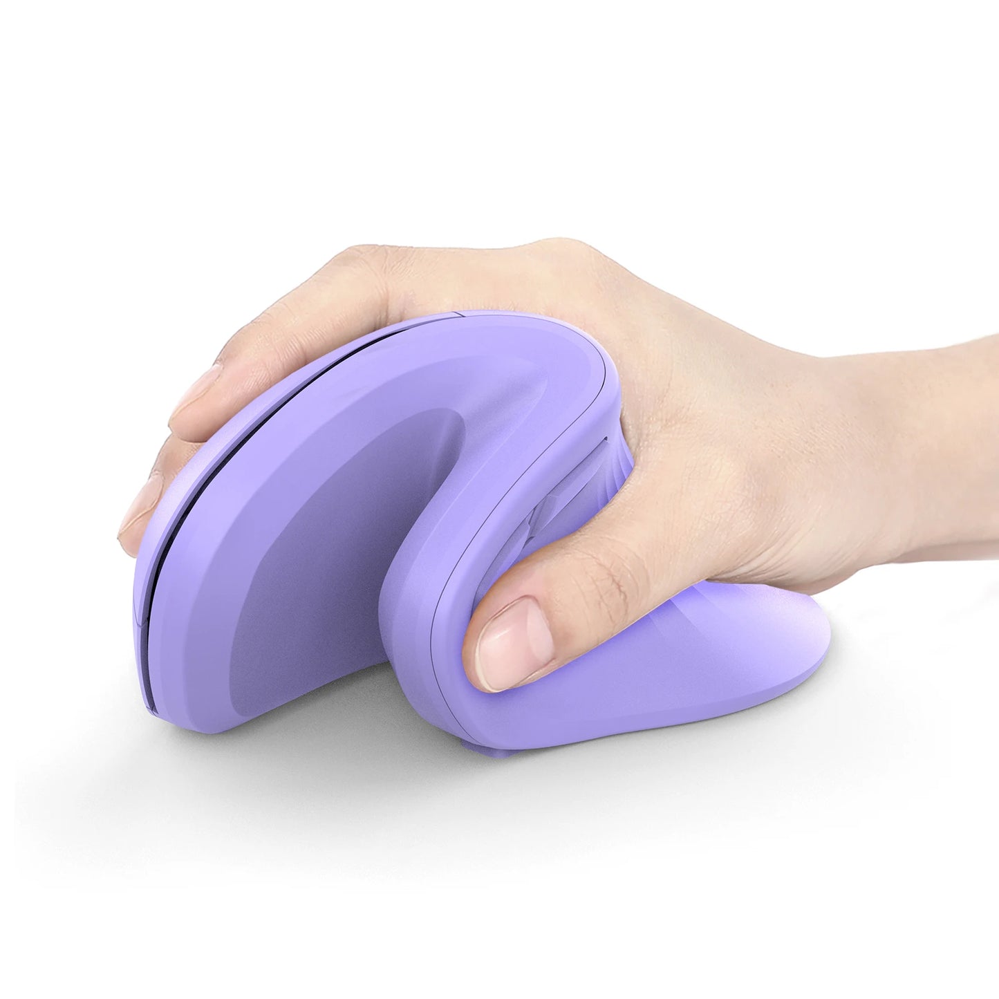 Seenda Ergonomisk Vertikal Mus Jiggler Bluetooth 2.4g Trådlös för dator,Laptop, Notebook och PC