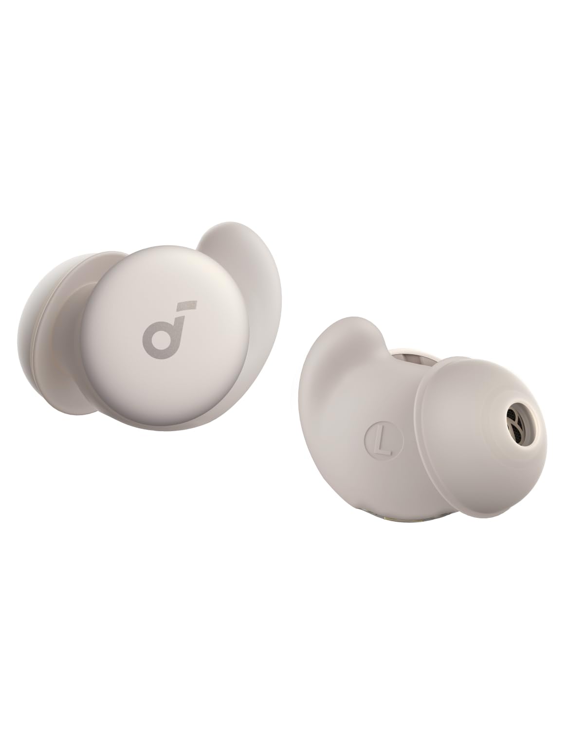 Anker Sleep Earbuds, brusblockerande sömnhörlurar, liten design för sidosovare, 80 timmars speltid, strömma innehåll via Bluetooth 5,3, sömnmonitor, personlig alarm