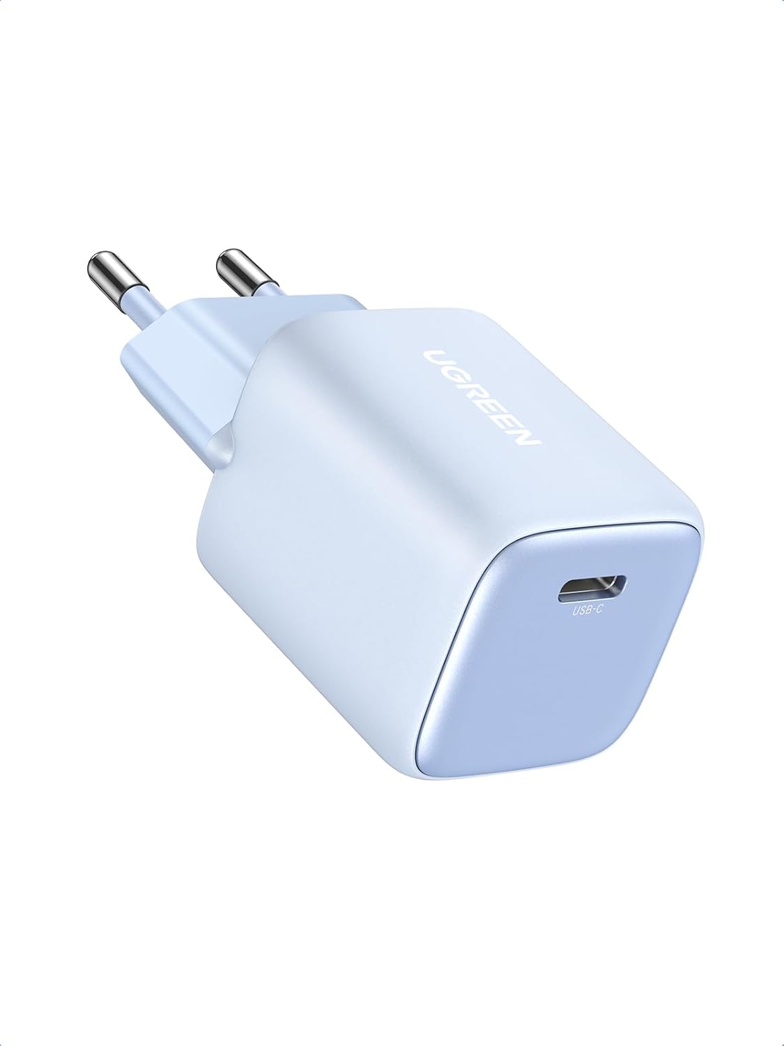 UGREEN Nexode 30W USB C-laddare USB C Power Bank GaN II Tech Snabbladdare Kompatibel med iPhone 14 Pro Max, 14, 13, 12, Galaxy S23 Ultra, S22, iPad, Tab A8, Pixel, HomePod (Svart)