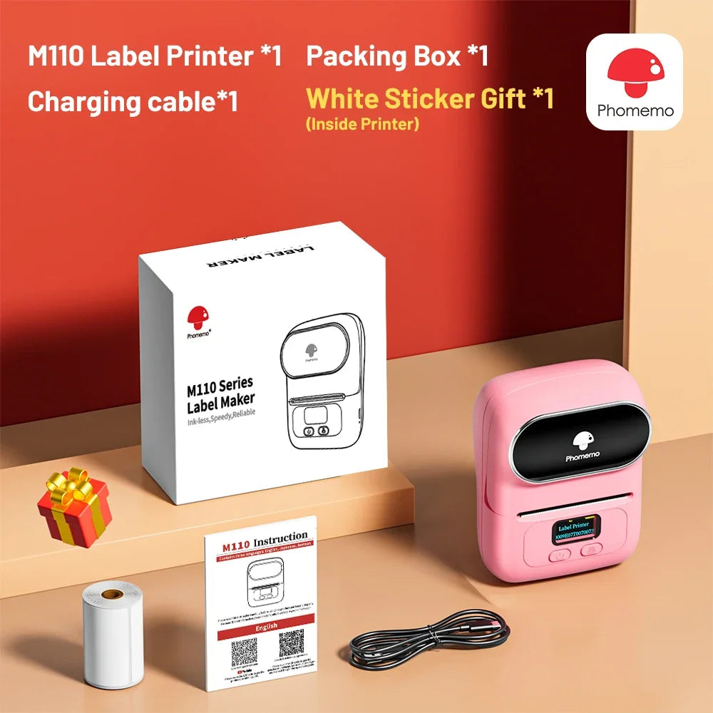 Phomemo M110 Portable Label Printer Mini