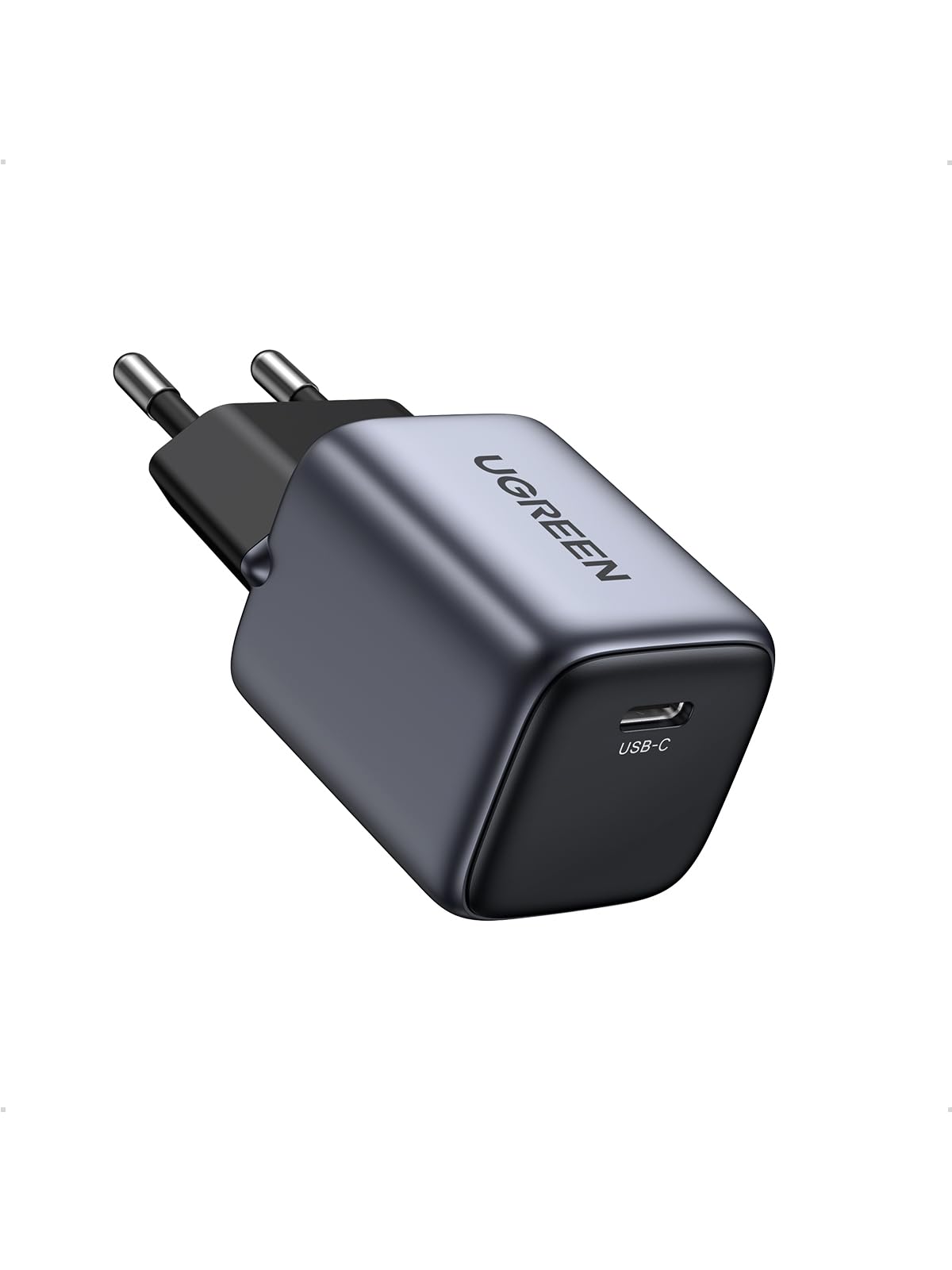 UGREEN Nexode 30W USB C-laddare USB C Power Bank GaN II Tech Snabbladdare Kompatibel med iPhone 14 Pro Max, 14, 13, 12, Galaxy S23 Ultra, S22, iPad, Tab A8, Pixel, HomePod (Svart)
