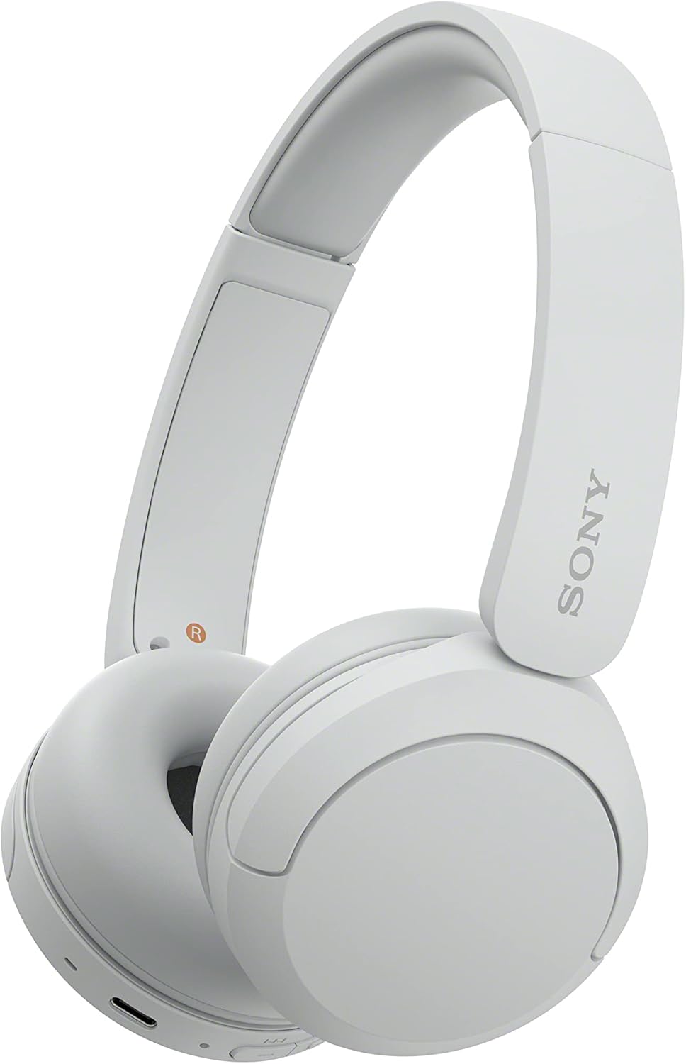 Sony WH-CH520 trådlösa Bluetooth-hörlurar - upp till 50 timmars batteritid med snabbladdning, On-ear-stil - Svart
