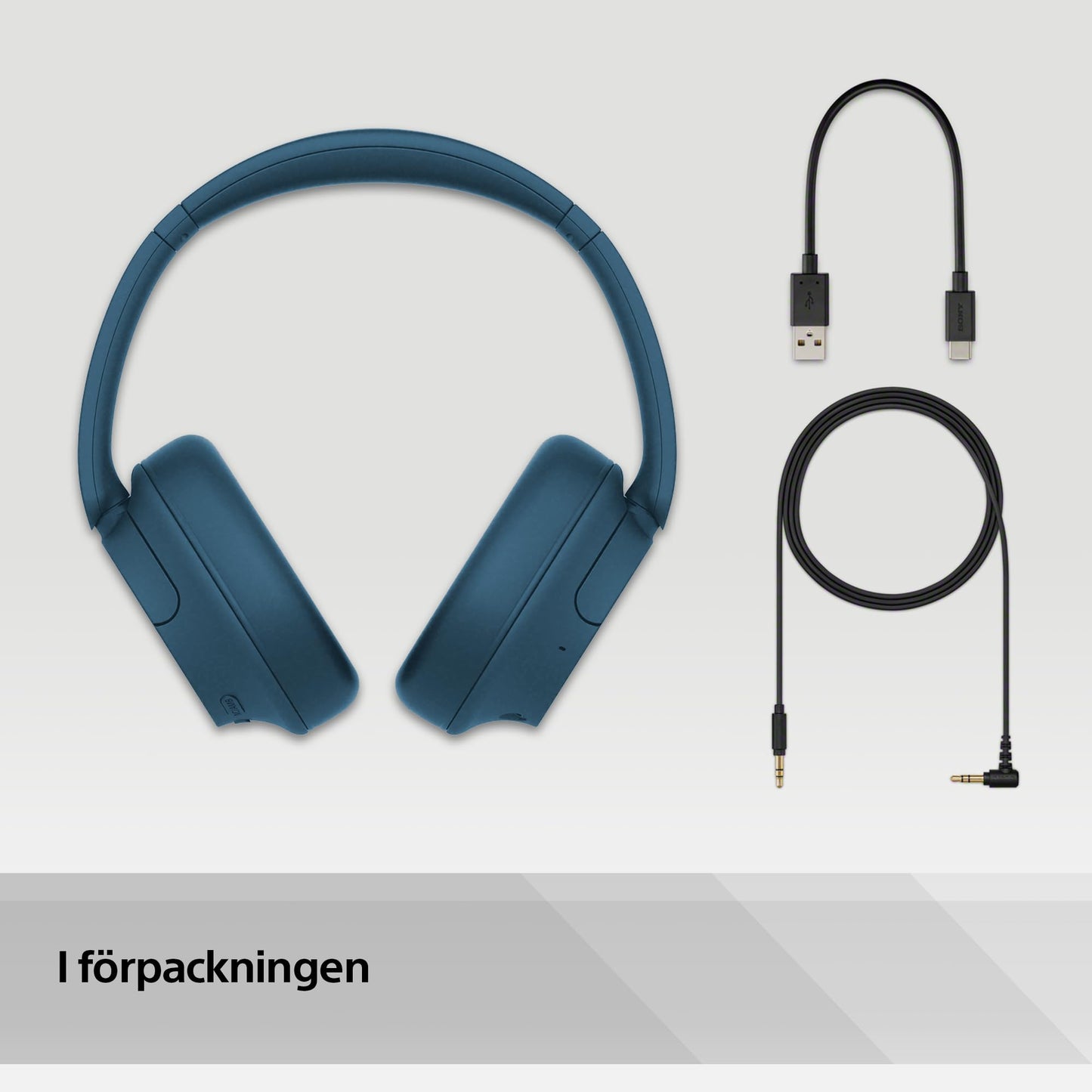 Sony WH-CH720N brusreducerande trådlösa Bluetooth-hörlurar - Upp till 35 timmars batteritid och snabbladdning - Svart