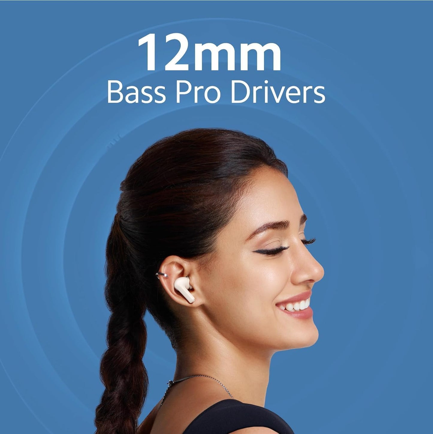 Xiaomi Redmi Buds 4 Active TWS trådlösa öronsnäckor, Bluetooth 5.3 spel med låg latens med AI-samtal, brusreducering, IP54 vattentät, 30H speltid, lätt komfort passform hörlurar, vit