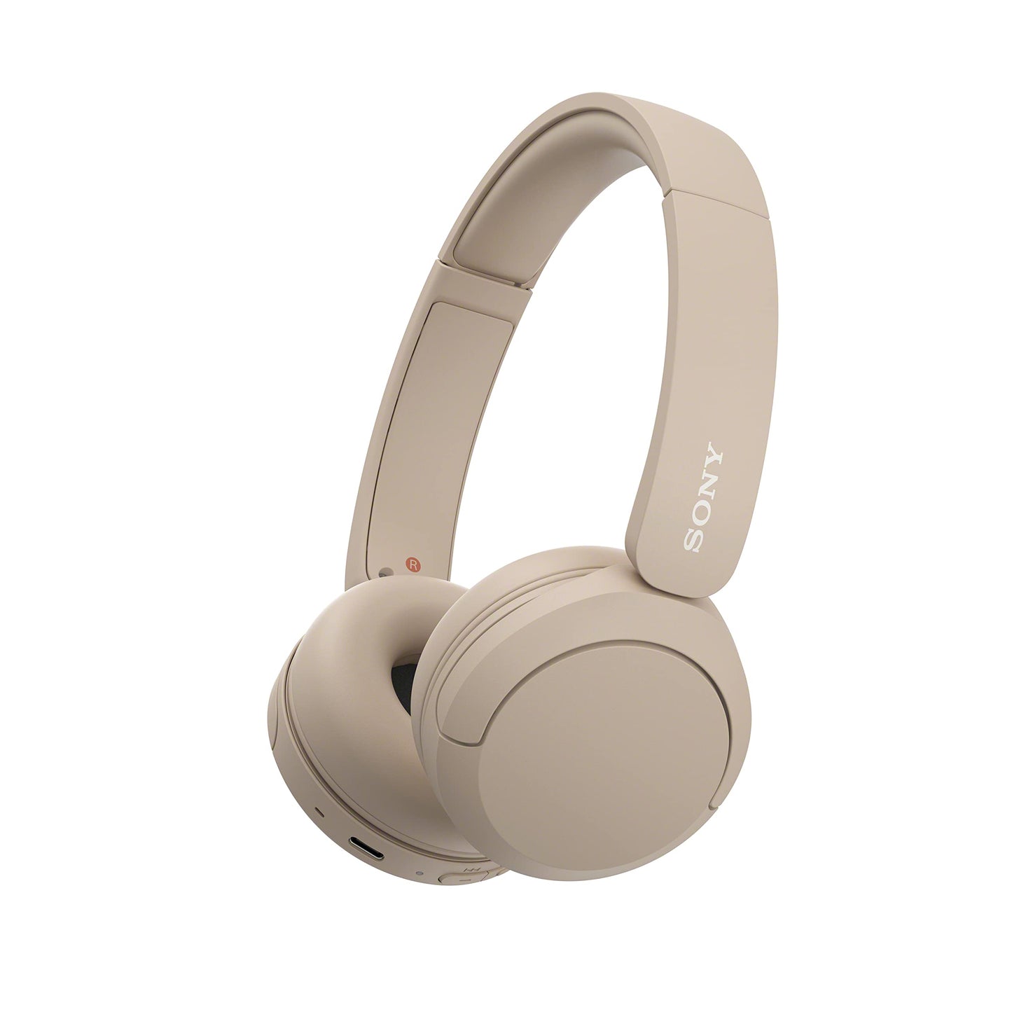 Sony WH-CH520 trådlösa Bluetooth-hörlurar - upp till 50 timmars batteritid med snabbladdning, On-ear-stil - Svart