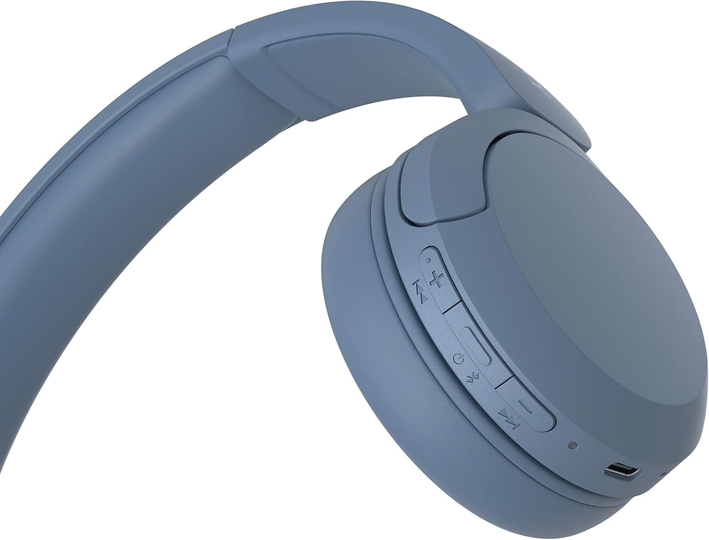 Sony WH-CH520 trådlösa Bluetooth-hörlurar - upp till 50 timmars batteritid med snabbladdning, On-ear-stil - Svart