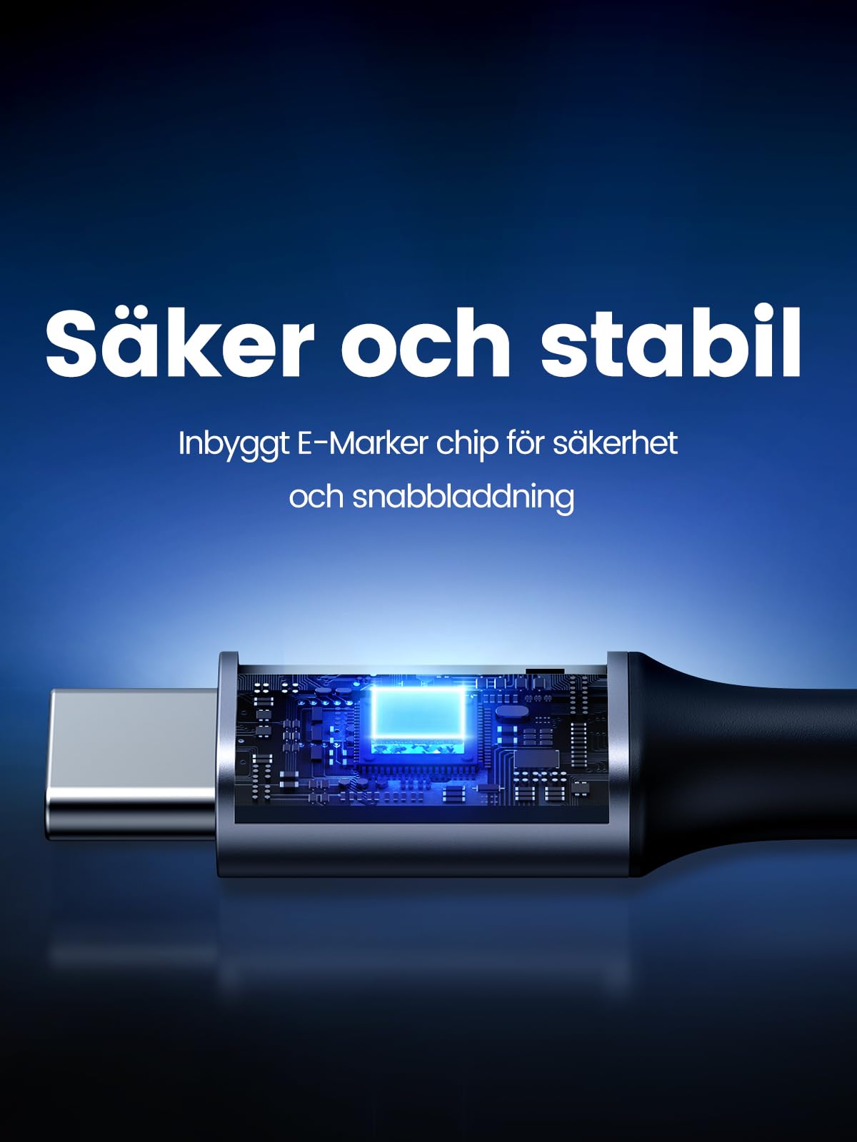 UGREEN 100W USB C till USB C-kabel Vinkel PD 3.0 PPS Laddningskabel USB-C 90 grader kompatibel iPhone 15 Pro Max, Galaxy S24 Ultra, M2 MacBook Pro/Air iPad Pro 12.9 iPad Mini 6 Steam Deck etc. (2m)