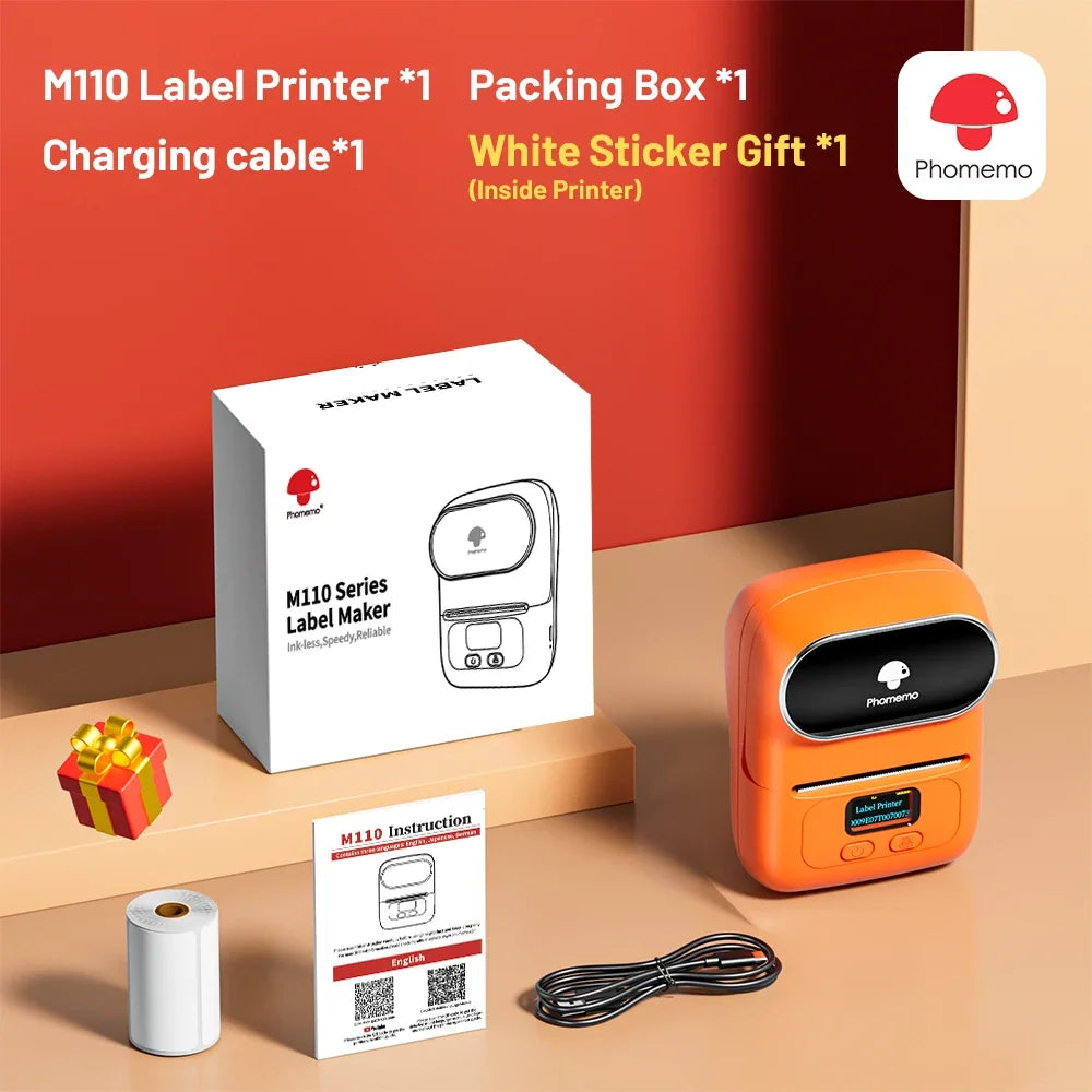 Phomemo M110 Portable Label Printer Mini
