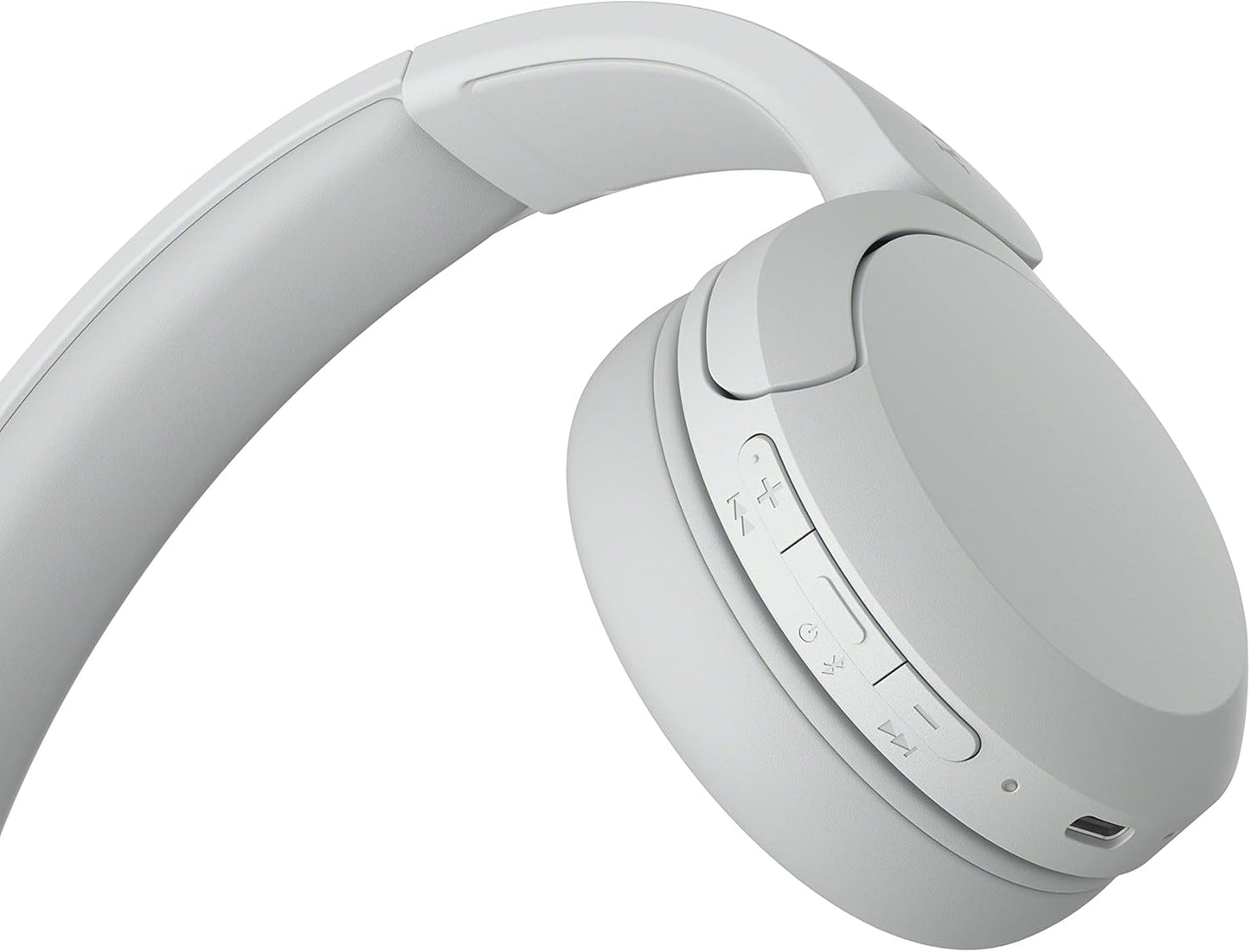Sony WH-CH520 trådlösa Bluetooth-hörlurar - upp till 50 timmars batteritid med snabbladdning, On-ear-stil - Svart