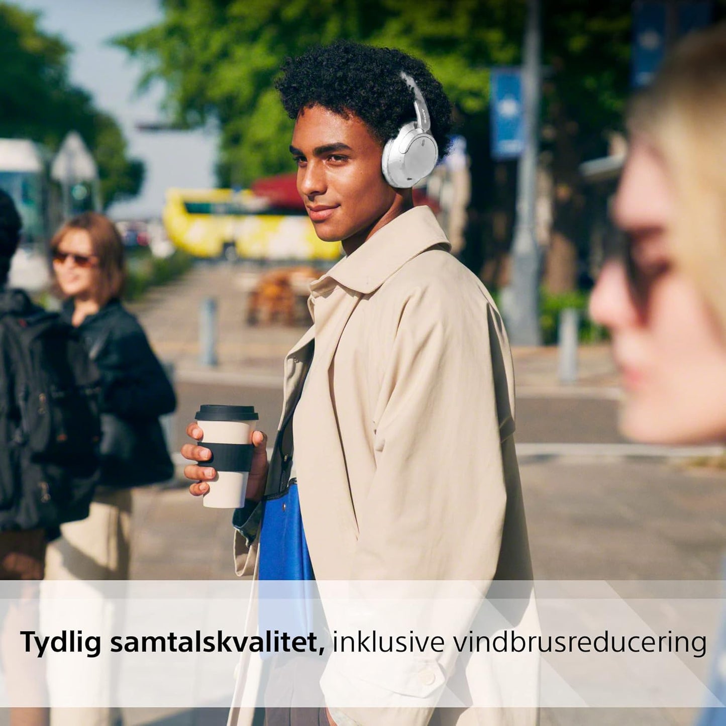 Sony WH-CH720N brusreducerande trådlösa Bluetooth-hörlurar - Upp till 35 timmars batteritid och snabbladdning - Svart
