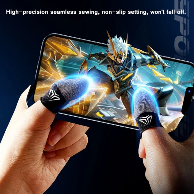 Mobile Game Fingertip Gloves Sweatproof Anti-slip Touch Screen