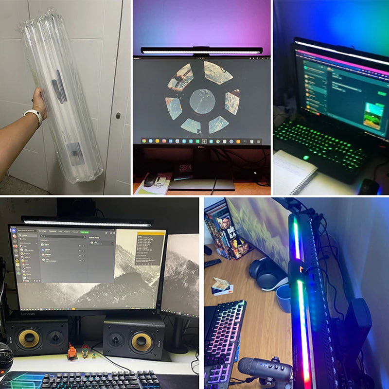 RGB Led Monitor Light Bar for Computer Gaming Lights Bar