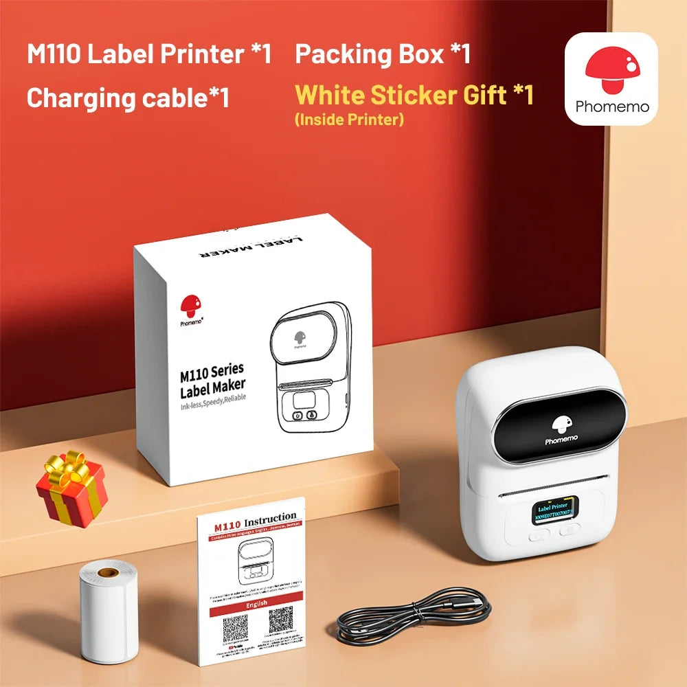 Phomemo M110 Portable Label Printer Mini