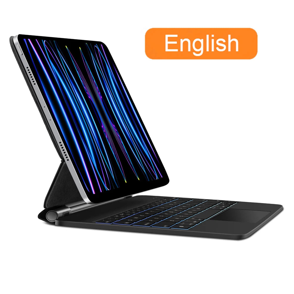 Magic Keyboard för iPad Pro 11 Inch 4th / 3rd / 2nd / 1st Gen iPad Air 6 11 2024 Air4 Air 5 Floating Stand Bluetooth Keyboard