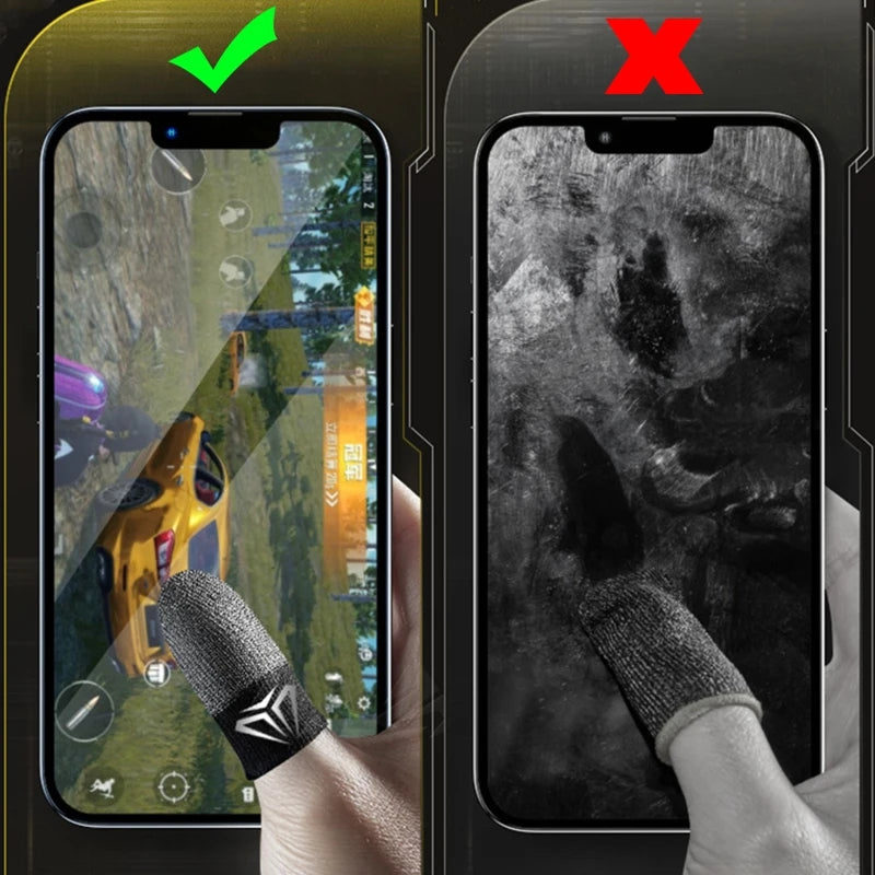 Mobile Game Fingertip Gloves Sweatproof Anti-slip Touch Screen