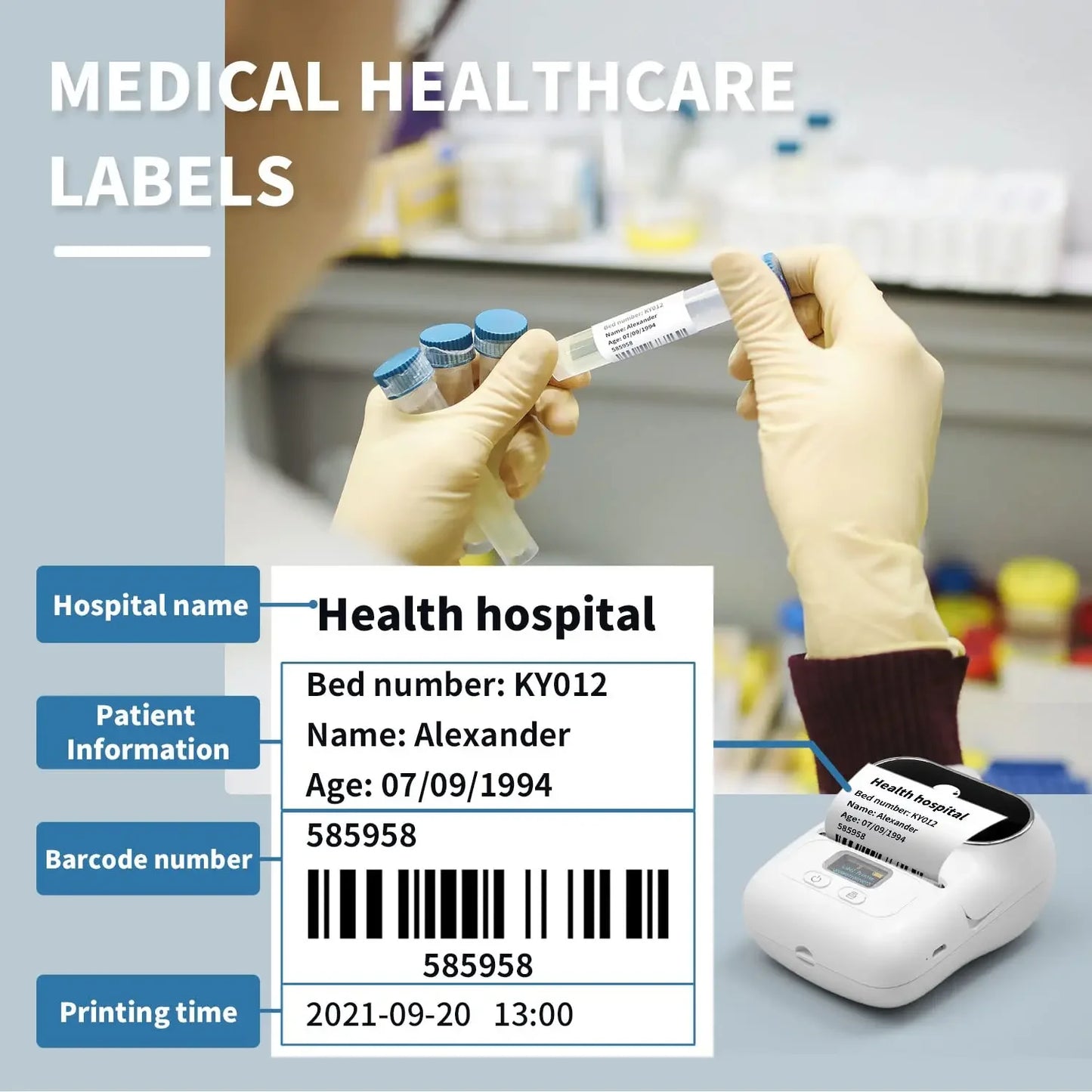 Phomemo M110 Portable Label Printer Mini