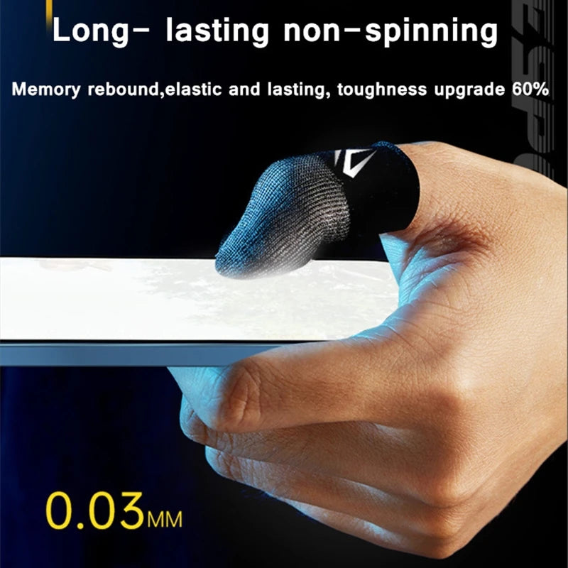 Mobile Game Fingertip Gloves Sweatproof Anti-slip Touch Screen