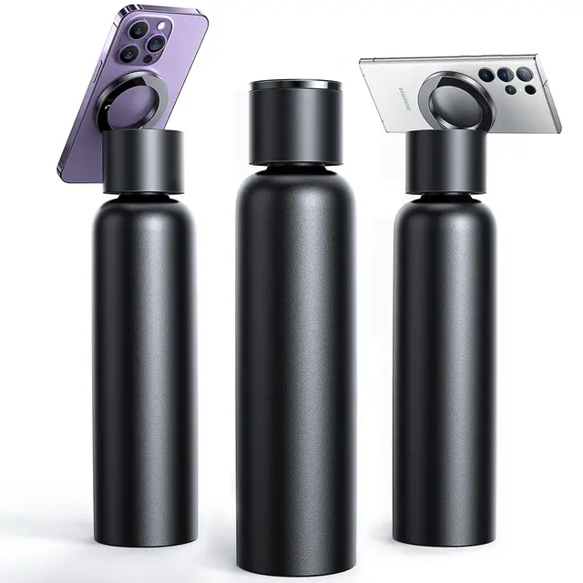 AINOPE 2in1, 750ml vattenflaska och mobilhållare.
