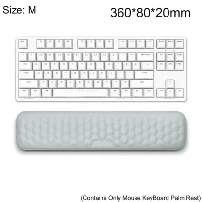 STONEGO Ergonomic Keyboard Mouse Wrist Rest Office Typing Protection Relax Wrist Memory Foam Mouse Pad Computer Laptop Desk Mat