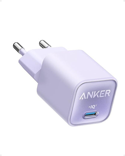 Anker USB-C GaN-laddare 30 W, 511-laddare (Nano 3), snabbladdare med PIQ 3.0 och PPS.