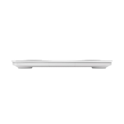 Xiaomi Body Composition Scale S400 badrumsvåg med dubbelfrekvensmätning, 25 hälsoindikatorer, upp till 150 kg och 100 g precision, Xiaomi Home-app, vit (S-version)