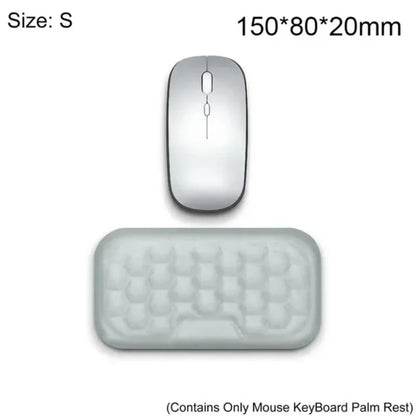 STONEGO Ergonomic Keyboard Mouse Wrist Rest Office Typing Protection Relax Wrist Memory Foam Mouse Pad Computer Laptop Desk Mat