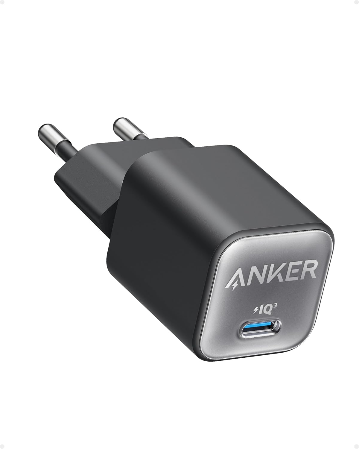 Anker USB-C GaN-laddare 30 W, 511-laddare (Nano 3), snabbladdare med PIQ 3.0 och PPS.