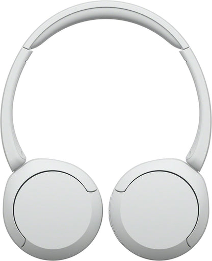 Sony WH-CH520 trådlösa Bluetooth-hörlurar - upp till 50 timmars batteritid med snabbladdning, On-ear-stil - Svart