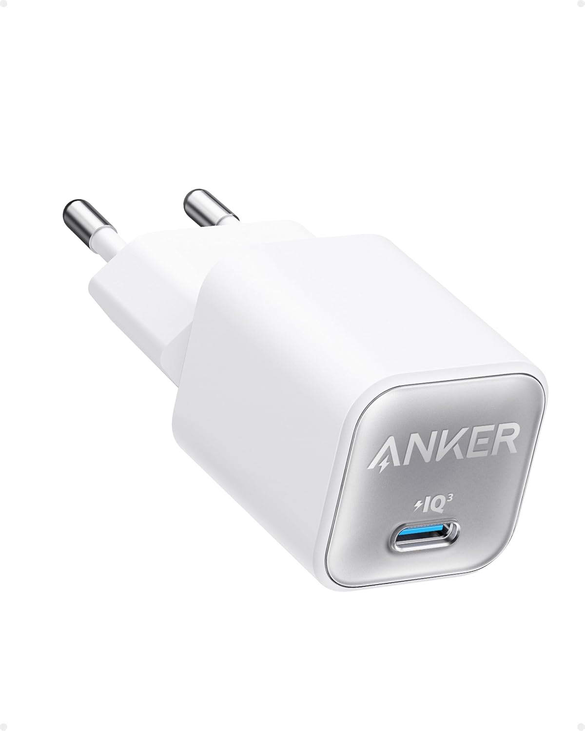 Anker USB-C GaN-laddare 30 W, 511-laddare (Nano 3), snabbladdare med PIQ 3.0 och PPS.