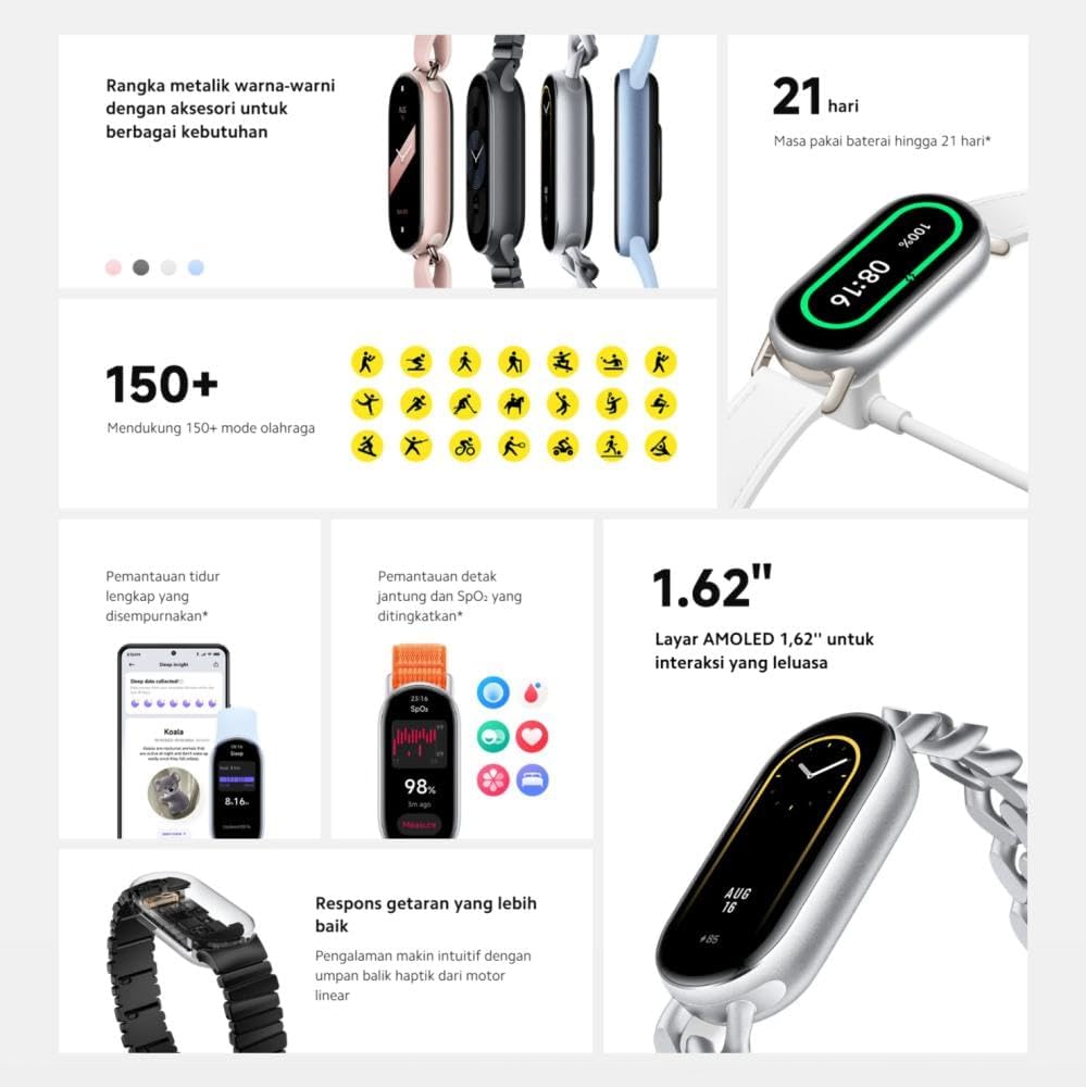 Xiaomi Smart Band 8 Champagne Gold