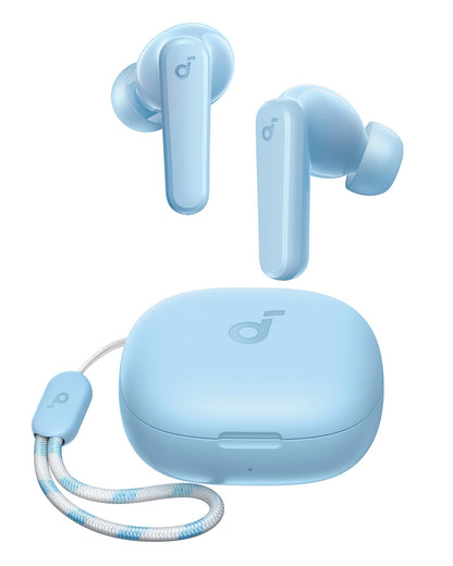 Anker-soundcore P20i äkta trådlösa öronsnäckor, 10 mm drivrutin, med stor bas, Bluetooth 5.3, 30 h speltid, IPX5 vattentät, 2 mikrofoner för tydliga AI-samtal, 22 inställda EQ, anpassning via