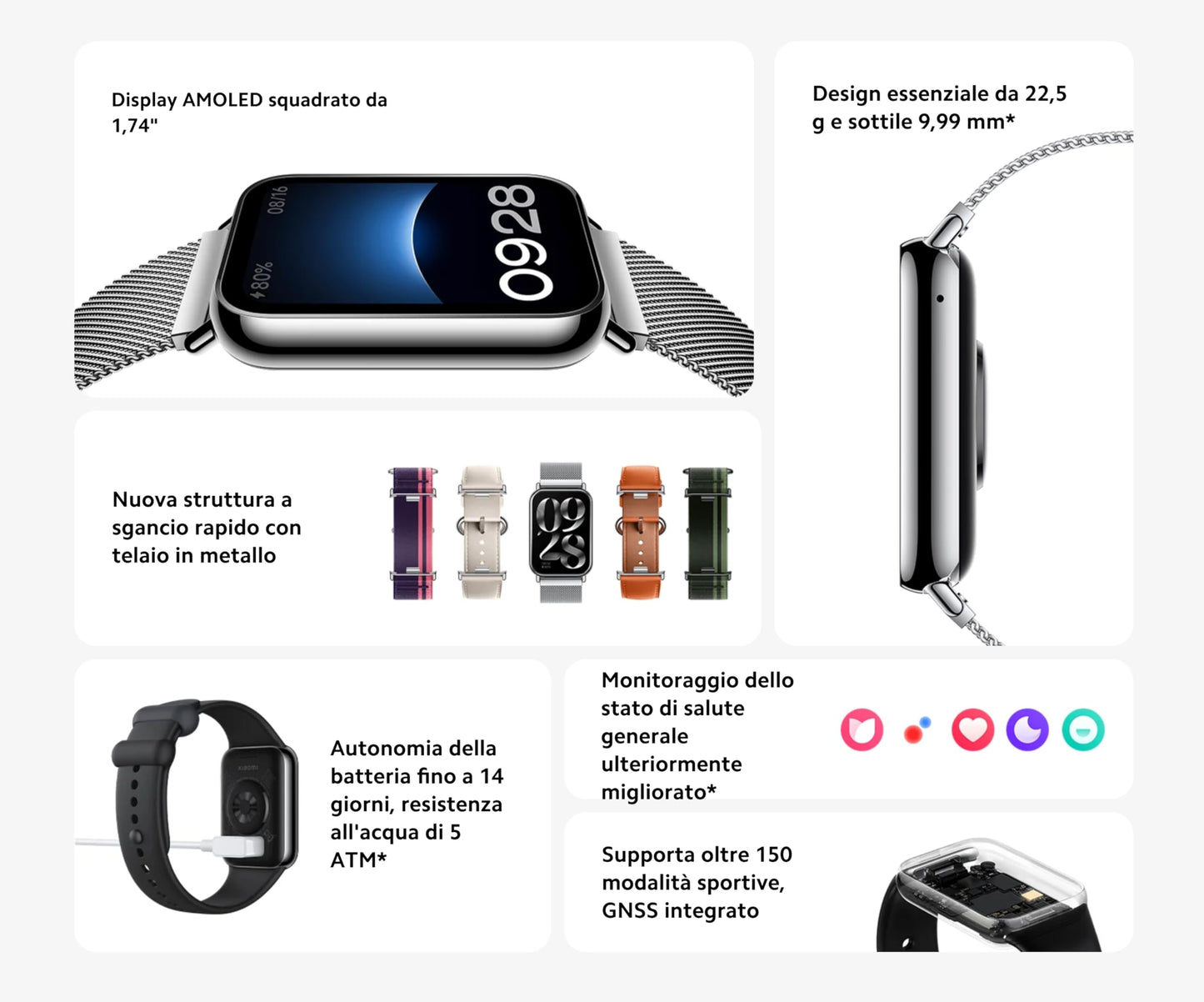 Xiaomi Smart Band 8 Pro Black