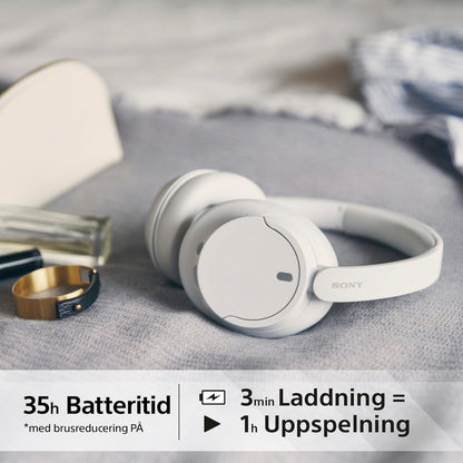 Sony WH-CH720N brusreducerande trådlösa Bluetooth-hörlurar - Upp till 35 timmars batteritid och snabbladdning - Svart