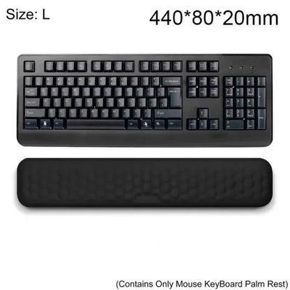 STONEGO Ergonomic Keyboard Mouse Wrist Rest Office Typing Protection Relax Wrist Memory Foam Mouse Pad Computer Laptop Desk Mat