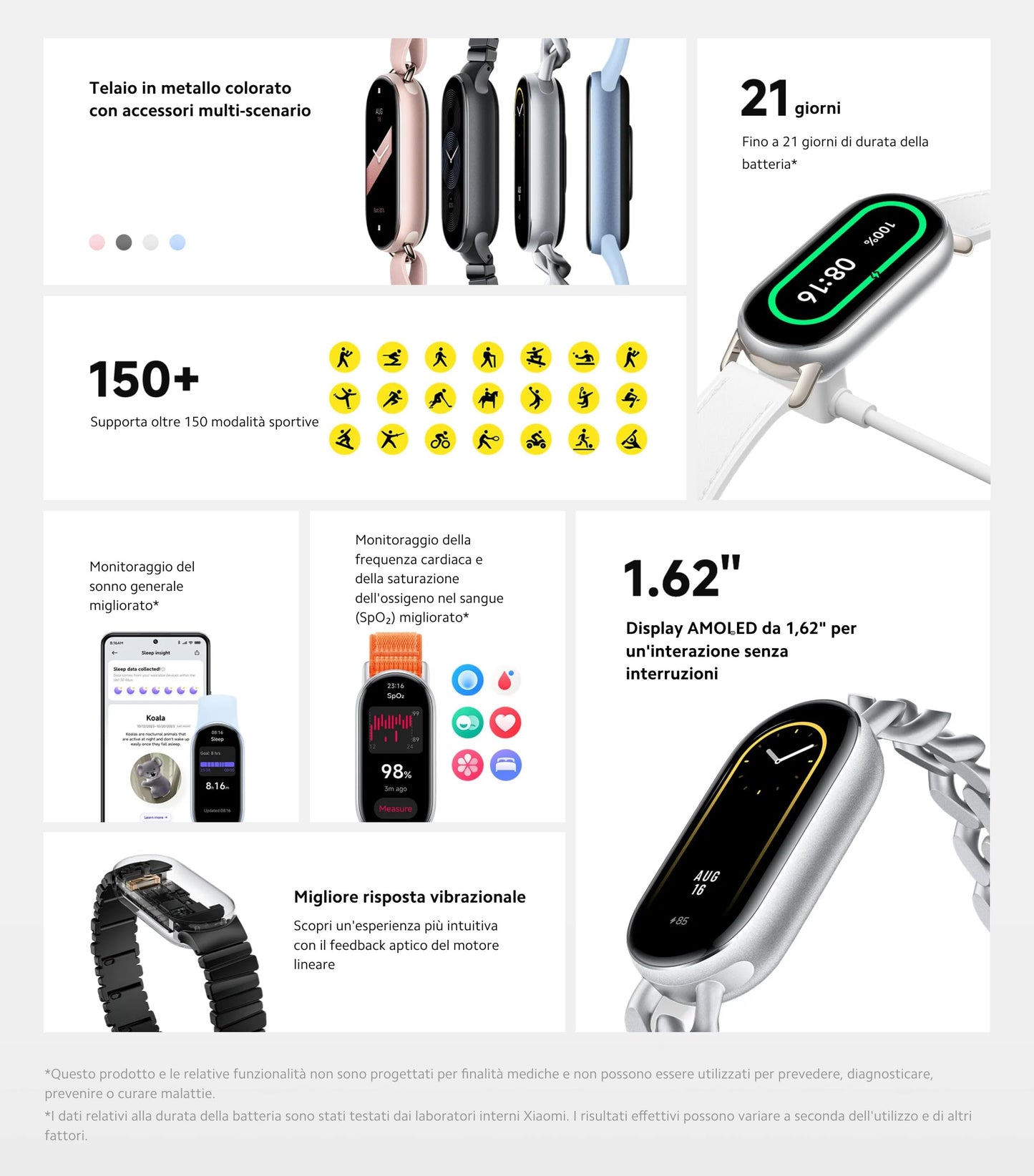 Xiaomi Smart Band 8 Champagne Gold