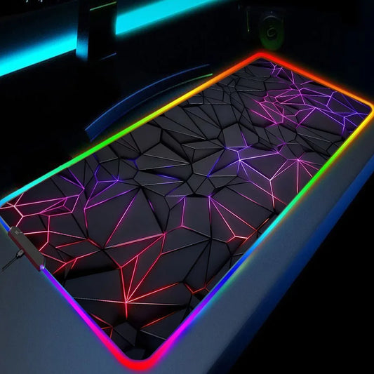 Gamer Mouse Pad Rgb LED Mausepad