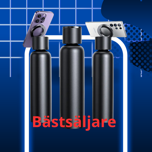 AINOPE 2in1, 750ml vattenflaska och mobilhållare.