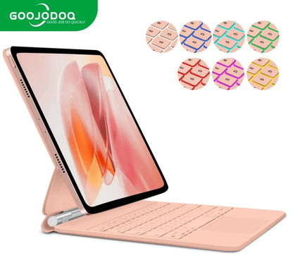 Magic Keyboard för iPad Pro 11 Inch 4th / 3rd / 2nd / 1st Gen iPad Air 6 11 2024 Air4 Air 5 Floating Stand Bluetooth Keyboard