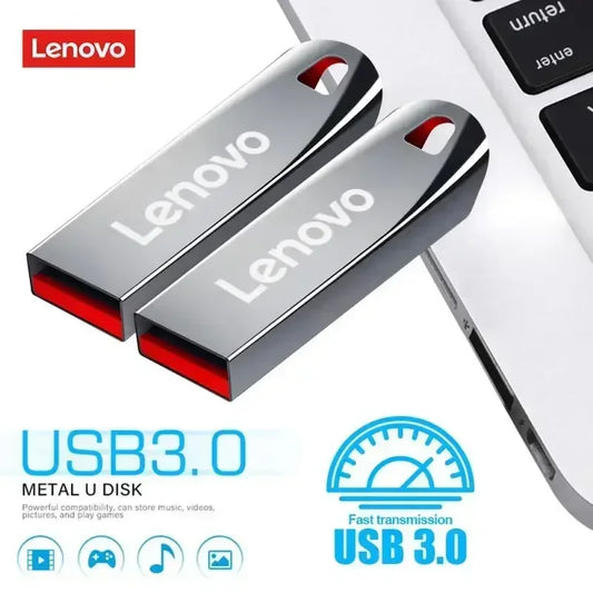Lenovo USB Flash 3.0 Drive Metal Real Capacity Memory