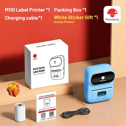 Phomemo M110 Portable Label Printer Mini
