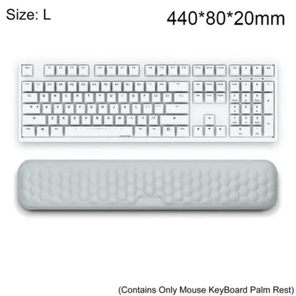 STONEGO Ergonomic Keyboard Mouse Wrist Rest Office Typing Protection Relax Wrist Memory Foam Mouse Pad Computer Laptop Desk Mat