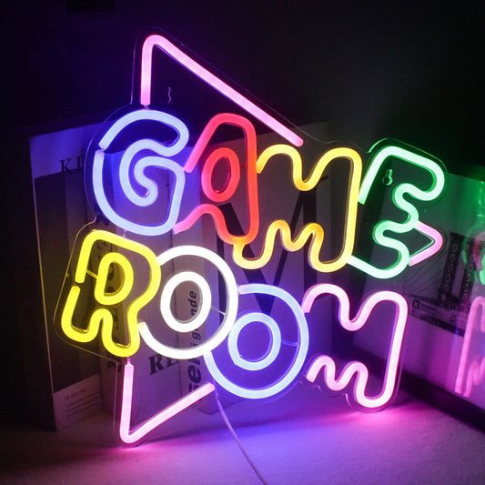 Game Room Neon Sign LED Wall Decor USB Powered  Acrylic