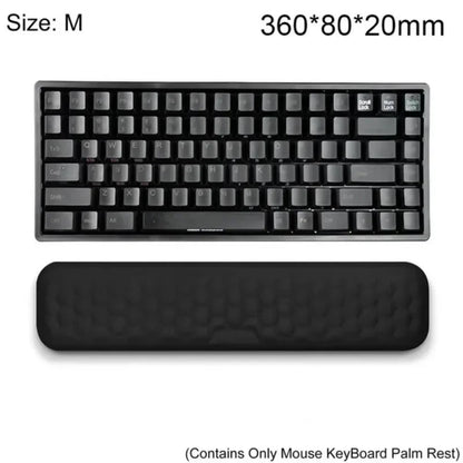 STONEGO Ergonomic Keyboard Mouse Wrist Rest Office Typing Protection Relax Wrist Memory Foam Mouse Pad Computer Laptop Desk Mat