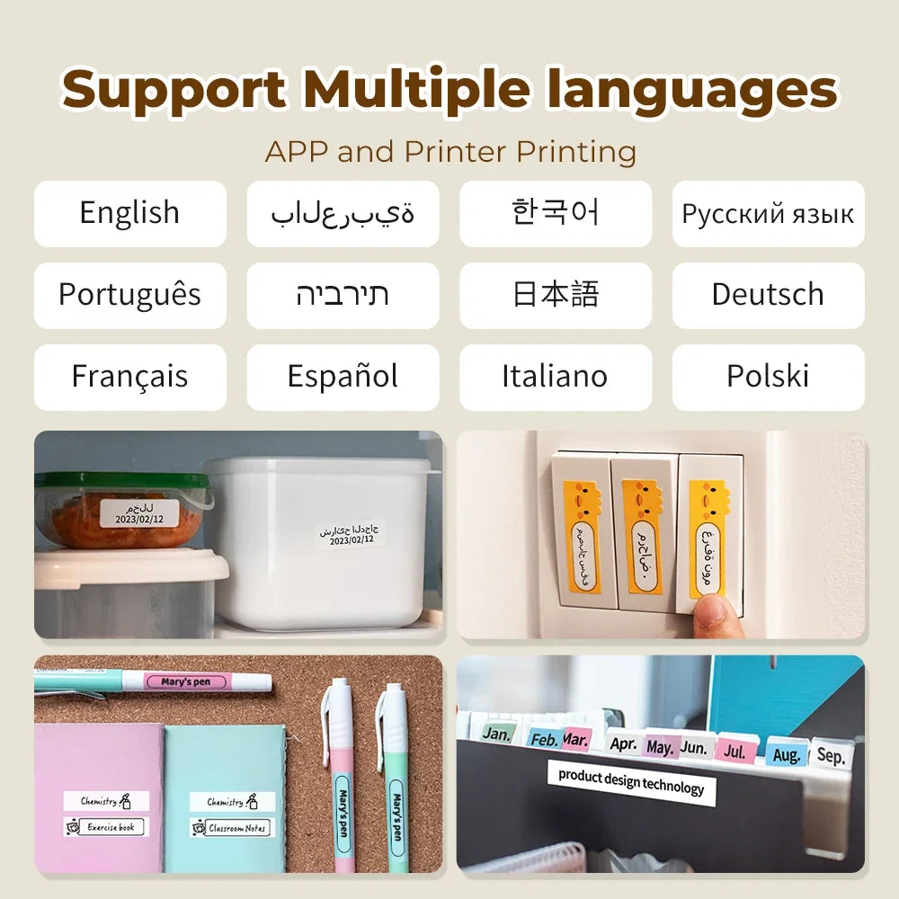 Phomemo Q30 Portable Mini Label Maker Wireless bluethooth
