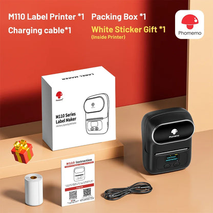 Phomemo M110 Portable Label Printer Mini
